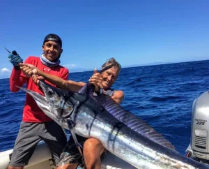 Mike Vos Sr. with Marlin in Los Barriles