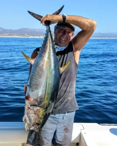 Mike Vos with Yellowfin Tuna
